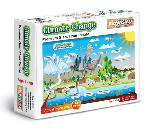 Zigyasaw Climate Change (Global Warming) premium giant floor puzzle